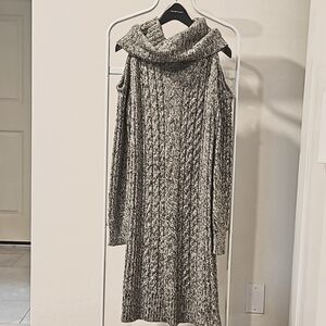 RDI Sweater Dress - Cold Shoulder XS